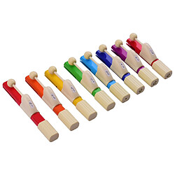 Justgreenbox Jouet musical d'instrument coloré en métal de xylophone de 8 notes - T3654657592486