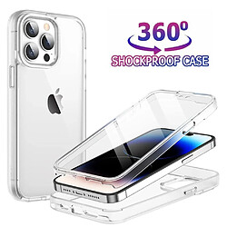 Kit Housse 3X1 Protection Impact 360° + 1 Gripholder + 1 Support Gripholder Blanc Phonecare Pour Apple iPhone 16 Pro - Transparent/Blanc