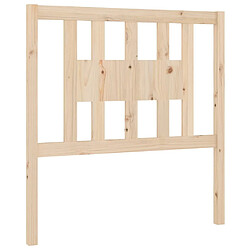 vidaXL Tête de lit 96x4x100 cm Bois massif de pin