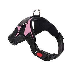 YP Select Sangle de poitrine anti-déflagrante pour chaîne de chien pour chien en laisse - 7 rose L