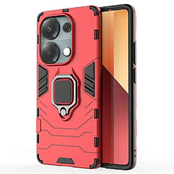 Htdmobiles Coque pour Xiaomi Redmi Note 13 Pro 4G / Poco M6 Pro 4G - housse etui rigide anti choc + verre trempe - ROUGE