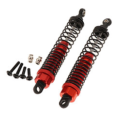 Pièces 2pcs d'amortisseur 1/10 pour le camion Monster Bigfoot 94111 94188 rouge pas cher