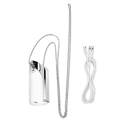 Purificateur D'air De Cou Suspendu Portable Personnel Portable, Odeur De Poussière Rechargeable, Blanc pas cher