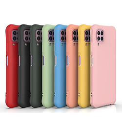 Coque en TPU mat souple orange pour votre Huawei P40 Lite 5G/Nova 6 SE