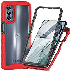 Coque en TPU anti-chute pour votre Motorola Moto G62 5G - rouge