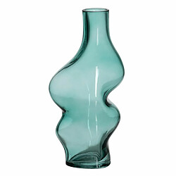 BigBuy Home Vase Vert Verre 12,5 x 10 x 25 cm