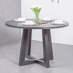 Nest Dream Table à manger ronde en frêne naturel (115cm) - Soho