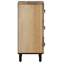 Avis vidaXL Armoire latérale 40x33x75 cm bois massif de manguier