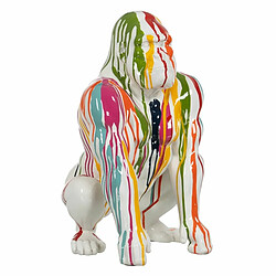 BigBuy Home Figurine Décorative Gorille 29,5 x 28 x 45 cm