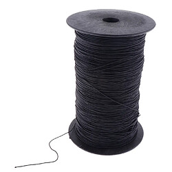 1 rouleau de 800 m de fil polyester fil corde corde pour fabrication de bijoux artisanat noir