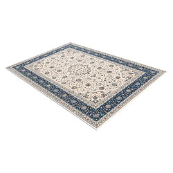 Avis RUGSX Tapis NAIN Ornement, cadre, 7179 51613 beige bleu 160x230 cm