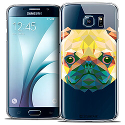 Avis Caseink Coque Housse Etui Galaxy S6 [Crystal HD Polygon Series Animal - Rigide - Ultra Fin - Imprimé en France] - Chien