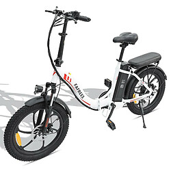 Avis FAFREES F20 Vélo Électrique 20 pouces Cadre Pliant E-bike - Blanc