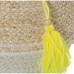 Lot de paniers Alexandra House Living 03777 Blanc osier Rotin Fibre naturelle (2 Unités)