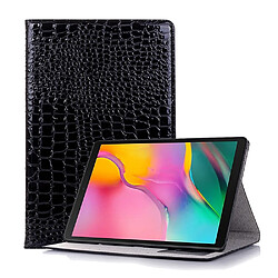 Wewoo Housse Coque Etui à rabat horizontal en cuir texturé Crocodile pour Galaxy Tab S5e 10.5 T720 / T725avec porte-cartes et noir