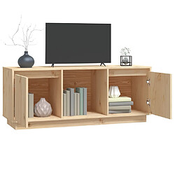 Avis vidaXL Meuble TV 110,5x35x44 cm Bois de pin massif