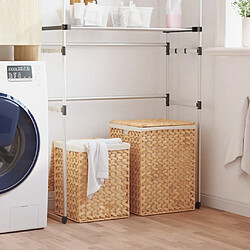 vidaXL Paniers à linge 2 pcs hyacinthe d'eau