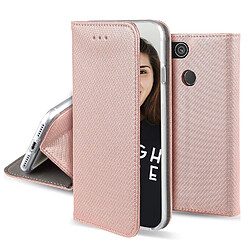 JAYM - Etui Folio Rose Gold pour Apple iPhone 13 Mini ? Fermeture Magnetique ? Fonction cinéma Stand ? Rangement cartes inclus 