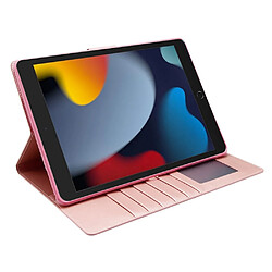 Etui en PU avec support pour votre iPad 10.2 (2021)/(2020)/Air 10.5 pouces (2019)/Pro 10.5-pouces (2017) - or rose