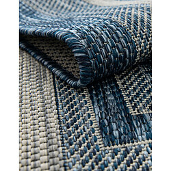 Hadorn Tapis d'Extérieur - 183x122 - Bleu - Tulum pas cher