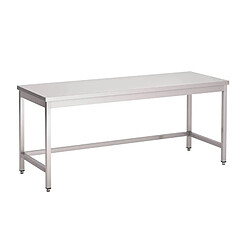 Table Inox Centrale - Gamme 700 - Sans Etagère - Gastro M