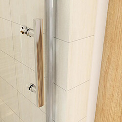 Acheter Aica Sanitaire Porte de douche 110x187cm en verre securit anticalcaire 6mm