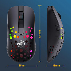 Yonis Souris Ergonomique RGB Sans Fil Programmable