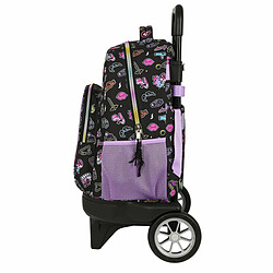 Cartable à roulettes Monster High Creep Noir 33 X 45 X 22 cm