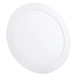 Wewoo Lampe ronde de lumière de la blanche 22.5cm de 18W avec le conducteur de LED, 90 LED SMD 2835, flux lumineux: 1480LM, AC 85-265V, taille de découpe: 20cm