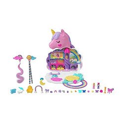 Polly Pocket - Salon Licorne Arc En Ciel - Mini-Univers - 4 Ans Et +