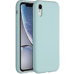 Universal Étui en silicone liquide pour iPhone XR - bleu clair