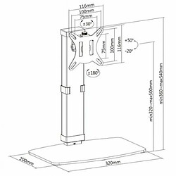 Support de TV Equip 8 kg pas cher