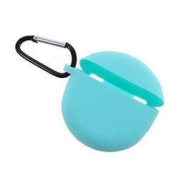 Coque en silicone airpods avec boucle bleu clair pour votre Huawei FreeBuds 3