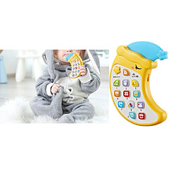 Avis Télécommande Bébé Lumière Son Activité De Téléphone Portable Jouet éducatif Jaune