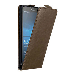 Cadorabo Coque Nokia Lumia 950 XL Etui en Marron