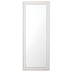 Beliani Miroir MAULEON 130 cm Crème