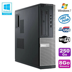 PC DELL Optiplex 390 DT G2020 DVD Ram 8Go DDR3 Disque 250Go Wifi HDMI Win 7 - Occasion