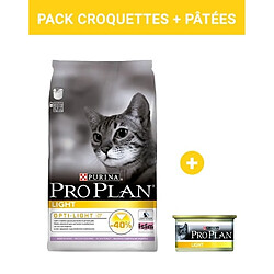 Acheter Proplan PRO PLAN Light Croquettes - Riche en dinde - Pour chat adulte - 3 kg