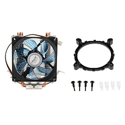 CPU Refroidisseur en Aluminium Ventilateur Radiateur 3 Tuyaux pour Intel