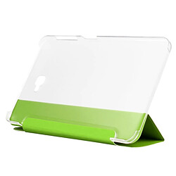 Wewoo Housse Étui vert pour Samsung Galaxy Tab A 10.1 / T580 Toothpick Texture à rabat horizontal en cuir avec trois porte-pliage pas cher