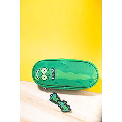 Erik® - Trousse scolaire ovale Rick & Morty - 23x10x6cm pas cher