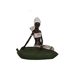 Figurine Décorative Romimex Marron Africaine 20 x 19 x 20 cm