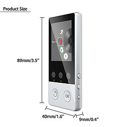 Universal Bluetooth MP3 Player Radio Sport MP 4 (blanc)