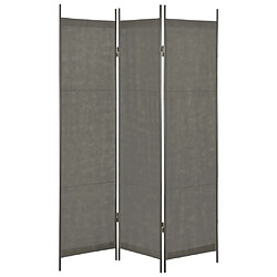 vidaXL Cloison de séparation 3 panneaux Anthracite 150x180 cm