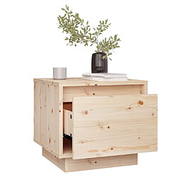 Avis vidaXL Tables de chevet 2 pcs 35x34x32 cm Bois de pin solide