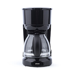 Cafetière filtre 6 tasses 600w noir - DOD183N - LIVOO