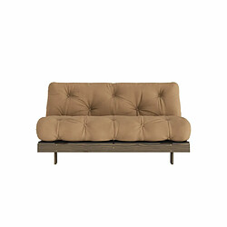 Acheter Inside 75 Canapé convertible futon ROOTS pin carob brown matelas mocca couchage 160x200 cm