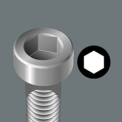 Wera 8740 C HF Cyclope Embouts de noix Entraînement 1/2" avec fonction support, 05003823001