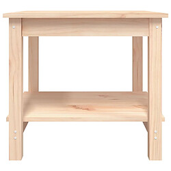 Acheter vidaXL Table basse 50x50x45 cm Bois massif de pin