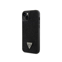 Guess Maroquinerie Guess Coque pour Apple iPhone 15 Plus Triangle Diamond Noir